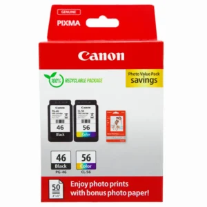 Canon PG-46 / CL-56 Photo Value Pack Cartridge Set | Original