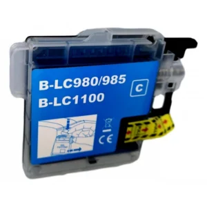Brother LC-1100C / LC-985C / LC-980C Cyan Ink Cartridge | Compatible