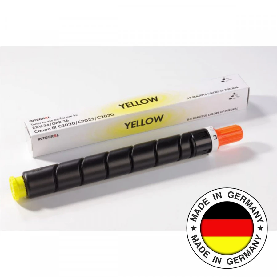 Toner Cartridge Canon С-EXV34GPR36 IR Advance C2020/C2025/C2030 Yellow 19K Integral