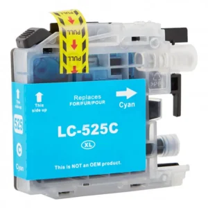 Brother LC-525XLC Cyan Ink Cartridge | Compatible