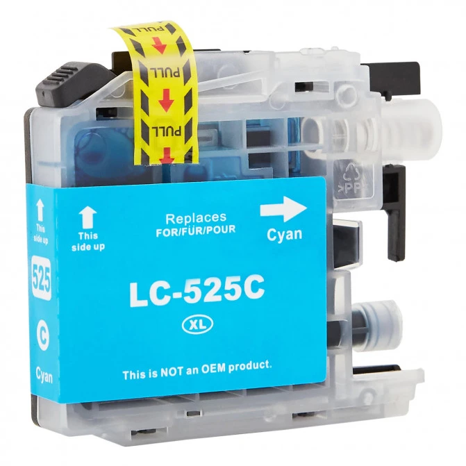 Brother LC-525XLC Cyan Ink Cartridge | Compatible