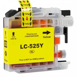 Brother LC-525XLY Yellow Ink Cartridge | Compatible
