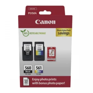 Canon PG-560/CL-561 TwinPack+Photo ValuePack Cartridge Set | Original