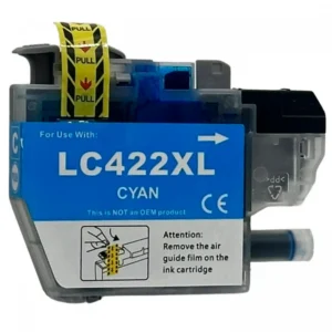Brother LC-422XL Cyan 18 ml Ink Cartridge | Compatible