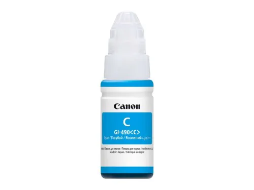 Cerneala originala Canon GI-490 Cyan - imagine 2
