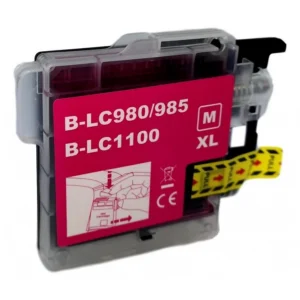 Brother LC-1100M / LC-985M / LC-980M Magenta Ink Cartridge | Compatible