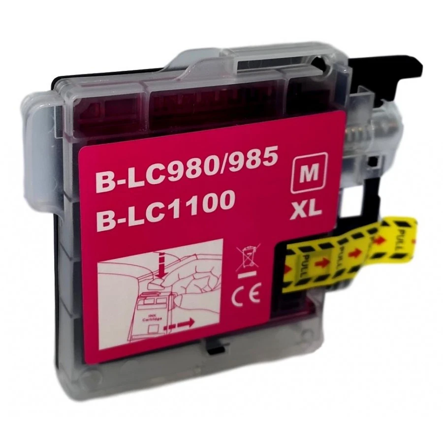 Brother LC-1100M / LC-985M / LC-980M Magenta Ink Cartridge | Compatible