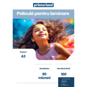 Peliculă pentru laminare A3 80 microni 100 pagini