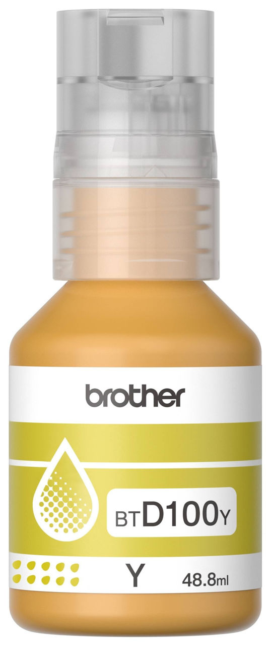 Cerneală originală Brother BTD100Y – Yellow - imagine 2