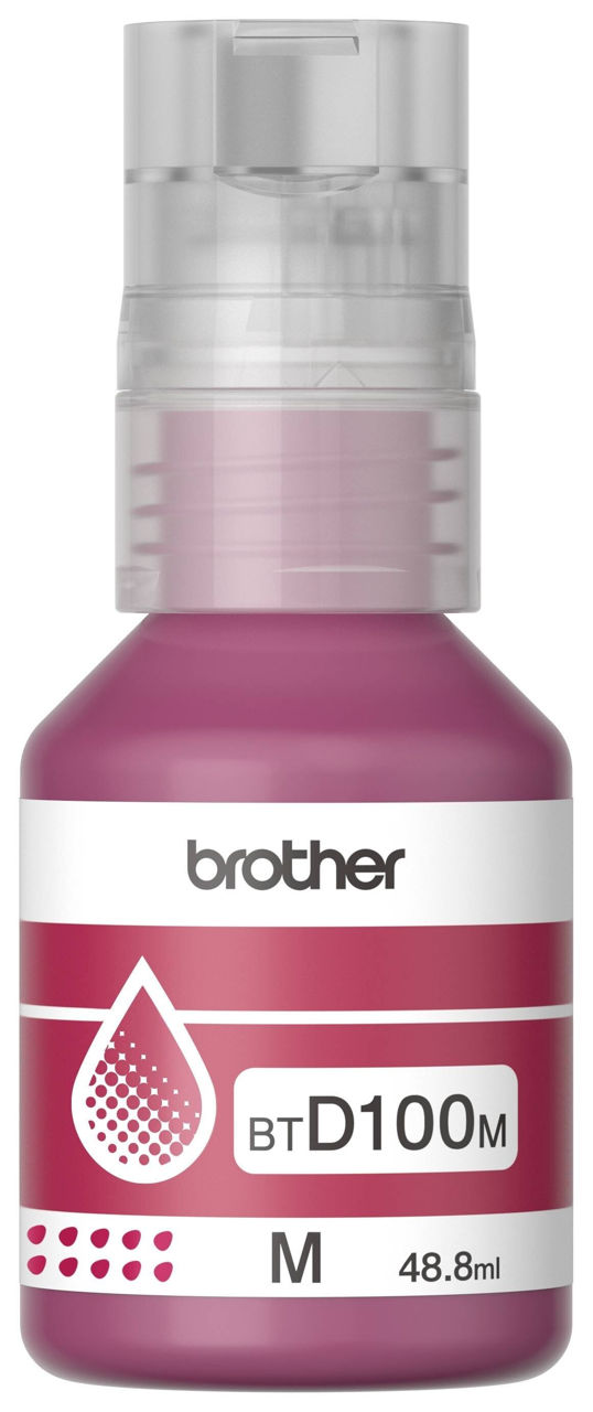 Cerneală originală Brother BTD100M – Magenta - imagine 2