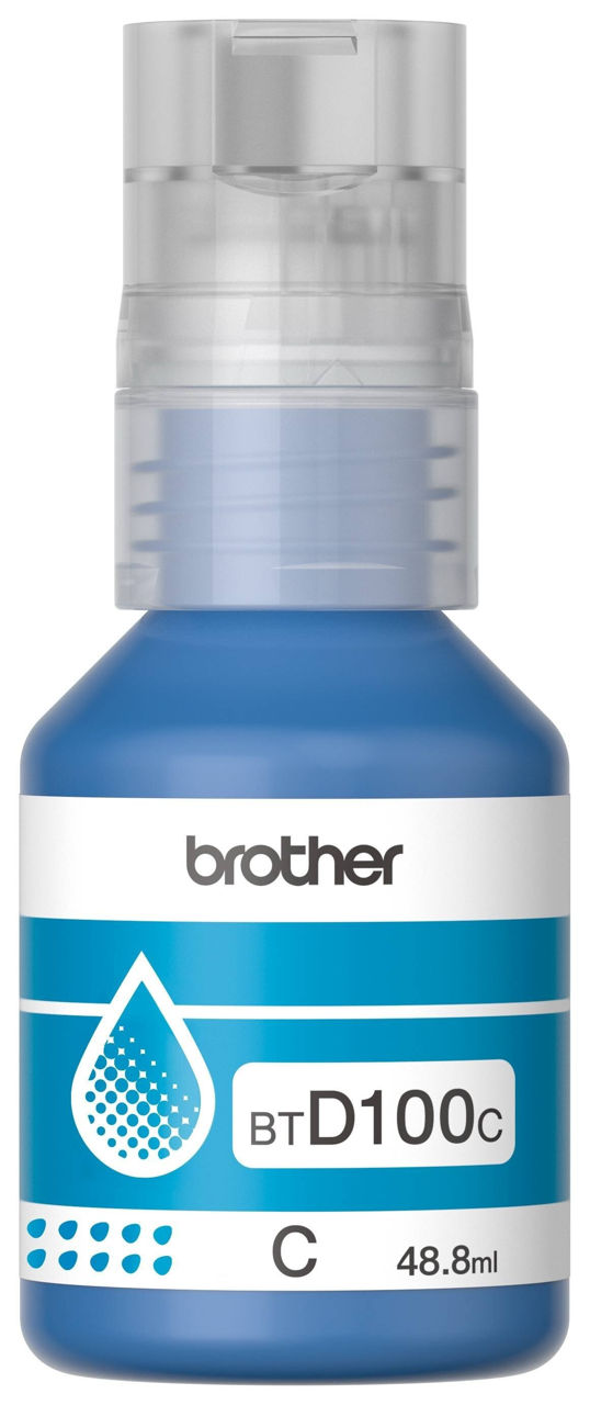 Cerneală originală Brother BTD100C – Cyan - imagine 2